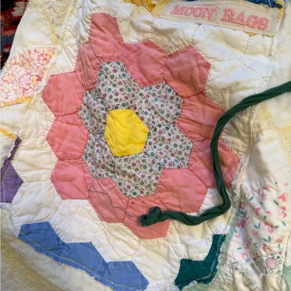 Colorful Patchwork Women's Straight Leg Pants - Picture 6 of 11